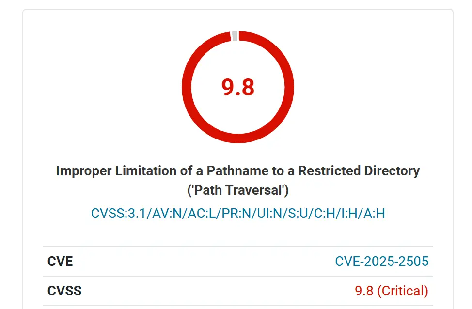 CVE-2025-2505