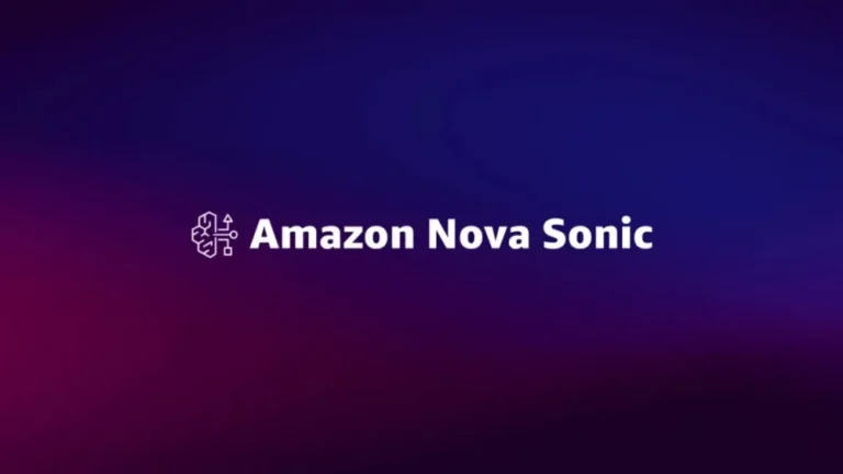 Nova Sonic, speech AI