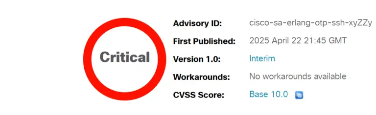 Cisco vulnerability Remote Code Execution
