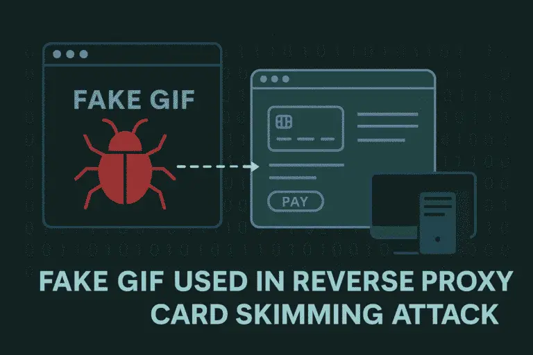 Reverse Proxy Skimming, Fake GIF Malware